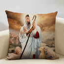 Jesus Decor Pillow Cover 45x45cm Home Sofa Art Decor Gift Ljojo