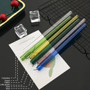 Ljojo 12mm Glass Straw Set for Bubble Tea Milk Smoothies Cocktails