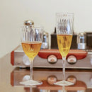 Ljojo 210ml Disposable Clear Plastic Champagne Flutes for Weddings & Parties