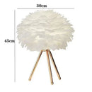 LED Flower Design Glass Table Lamp for Bedroom - Romantic Pastoral Reading Light by Ljojo