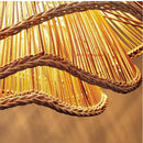 Bohemian Style Hand Woven Bamboo Pendant Light with Multi-layer Design by Ljojo