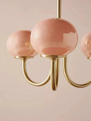 Nordic Vintage Glass LED Pendant Lights Elegant Chandelier by Ljojo