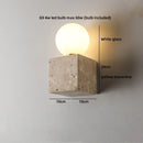 Ljojo Luxury Yellow Stone LED Wall Lamps: Modern Nordic Indoor Decor