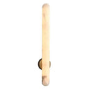 Ljojo Marble Wall Lamp: Luxury Copper Lighting for Living Room, Bedroom, and Corridor