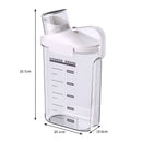 Ljojo 2500ML Food Storage Tank with Measuring Cup