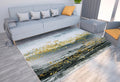 Ljojo Marble Texture Printed Carpet for Home Living Room and Bedroom Decoration