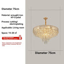 French High-end LED Crystal Chandeliers - Luxury Pendant Lights for Home Decor by Ljojo