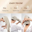 Ljojo Microfiber Hair Towel - Super Absorbent & Soft Bath Towel for Adults & Children