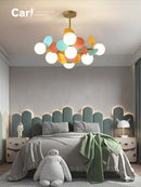 Nordic Colorful Living Room Chandelier Magic Bean Designer Modern Simple Light Luxury Ljojo