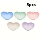 Ljojo Love Bone Plates Set - 5pcs PP Material Reusable for Kitchen, Picnic, Camping