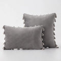 Black Tassel Pillowcases by Ljojo - Velvet Holiday Home Decoration Gift
