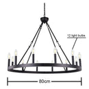 Ljojo Luxury LED Ceiling Chandelier for Modern Living Room & Dining Area