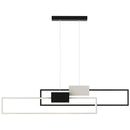 Nordic Simple Geometry Dimmable Chandeliers by Ljojo for Living Room and Kitchen