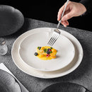 Ljojo Matte Striped Ceramic Plate Set for Molecular Cuisine Tableware