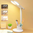 LED Table Lamp Touch Dimmable USB Rechargable Dormitory Bedroom Reading Eyes Protection Desk Lamp by Ljojo