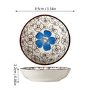Ljojo Mini Ceramic Plate Set for Sushi Soy Sauce & Snacks