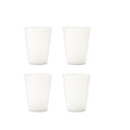 Ljojo 32pcs Reusable Plastic Cutlery Set, Wheat Bowls, Dessert Plates - Eco-Friendly Party Supplies