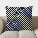 Geometric Pattern Throw Pillow by Ljojo - Ideal for Sofa, Bedroom, or Car