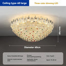 French Crystal Chandelier for Modern Living Room by Ljojo - High-End Creamy Style Lighting