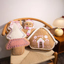 Gingerbread People Girls Pillow Set by Ljojo - Festive Bedroom and Sofa Decor