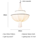 Modern Wabi Sabi Style LED Pendant Lights by Ljojo - Elegant Indoor Hanging Chandelier for Living Room
