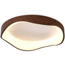 Nordic Wood Grain LED Ceiling Light for Living Room Dining Room Table - Ljojo