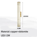 Ljojo Marble LED Wall Lights Copper Sconces Luxury Bedroom Lamp