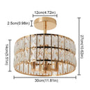 Ljojo Luxury Retro Dining Table Pendant Lamp Chandelier for Kitchen Bedroom ~ Brighten Your Space Stylishly