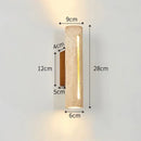 LED Wall Lamp Wabi Sabi Style in Yellow Travertine - Ljojo