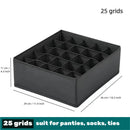 Ljojo™ Socks Underwear Organizer: Washable Drawer Storage Box for Lingerie, Bras, Socks, Leggings