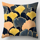 Ljojo Maple Leaf Checkered Printed Pillowcase Set - 4pcs, 17.7" x 17.7", Home Decor