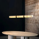 Ljojo Marble Dining Table Pendant Light - Designer Long Strip Lighting Fixture