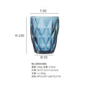 Ljojo 240ml Water Glass Set for Cold Drinks, Family and Friends Party