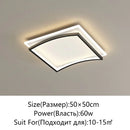 Modern Square LED Ceiling Lights for Home Decoration Living Dining Rooms Chandeliers by Ljojo
