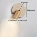 Ljojo LED Wall Lamp Bedroom Bedside Up Down Rotate Stair Light