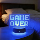 LED Desk Lamp - 3D Game Ending Night Light for Bedroom and Living Room by Ljojo