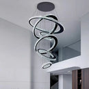Modern Ring Led Crystal Pendant Lights for Living Room Kitchen Island by Ljojo