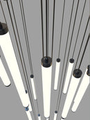 Ljojo LED Staircase Chandelier: Long Elegant Lighting for Home, Hotel, Hall & More