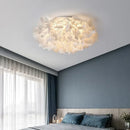 Nordic Cream Acrylic LED Pendant Lights Chandeliers for Master Bedroom by Ljojo