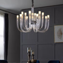 Ljojo Luxury Crystal Pendant Chandelier for Living & Dining Room