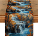 Autumn Maple Table Runner for Dining & Kitchen Decor by Ljojo