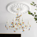 French Crystal Warm Chandelier - Romantic Memphis Lamp for Girl's Master Bedroom by Ljojo