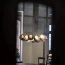 Handmade Glazed Glass Bubble Chandelier Dimmable LED G9 Light for Elegant Home Decor by Ljojo