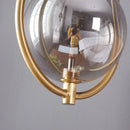 Ljojo Glass Ball LED Pendant Light - Modern Hanging Chandelier for Home Decor