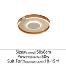 Modern LED Ring Ceiling Light for Dining Room Living Room by Ljojo |
Minimalist Home Lighting for Bedroom and Study Room