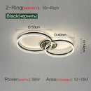 Ljojo LED Ceiling Light: Modern, Eye Protection for Living Room and Bedroom