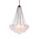 Bubble Led Chandelier Modern Gold Balls Glass Pendant Light for Dining Room by Ljojo