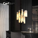 Light Luxury Marble Chandelier for Living Room - Modern & Simple - Ljojo