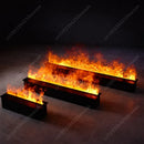 Ljojo Water Electric Fireplace 3D Mist Flame Realistic Remote Control Interior Steam Fireplace