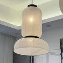 LED Japan Style Rice Paper Chandelier Wabi Sabi for Living Room - Ljojo